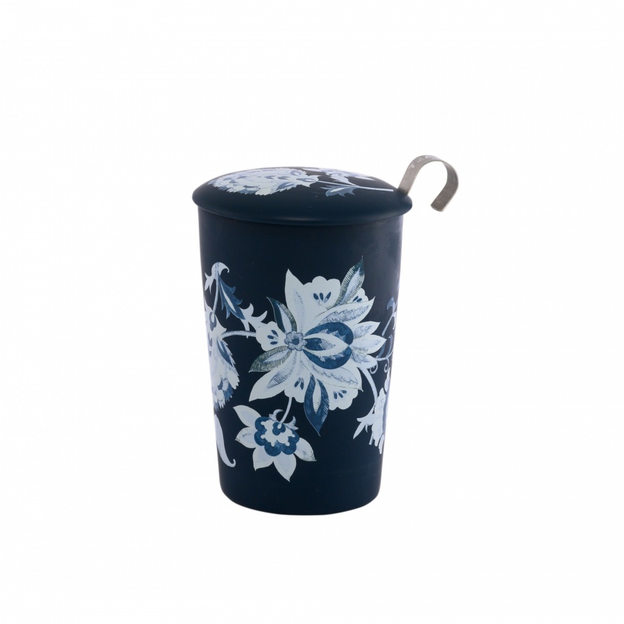 Eigenart Eigenart TeaEve kubek z zaparzaczem 350ml Luna niebieski