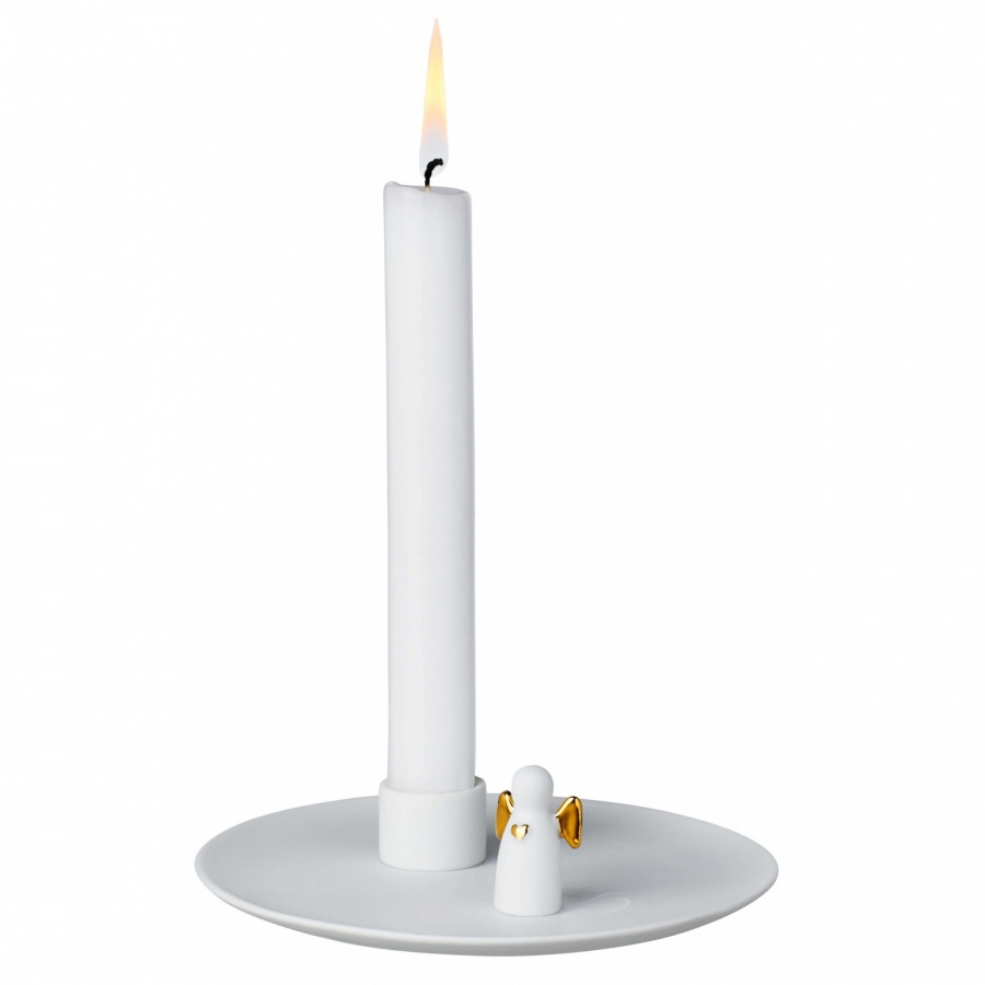 Świecznik Anioł stróż, złoty kod: C12165