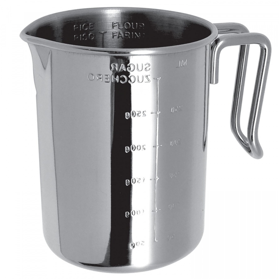 Dzbanek z uniwersalną miarką, stal nierdzewna kod: ID-AMIS3
