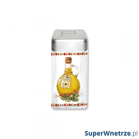 Pojemnik szklany z pokrywą na pieprz Nuova R2S Glass Collection kod: PEP110 KIT