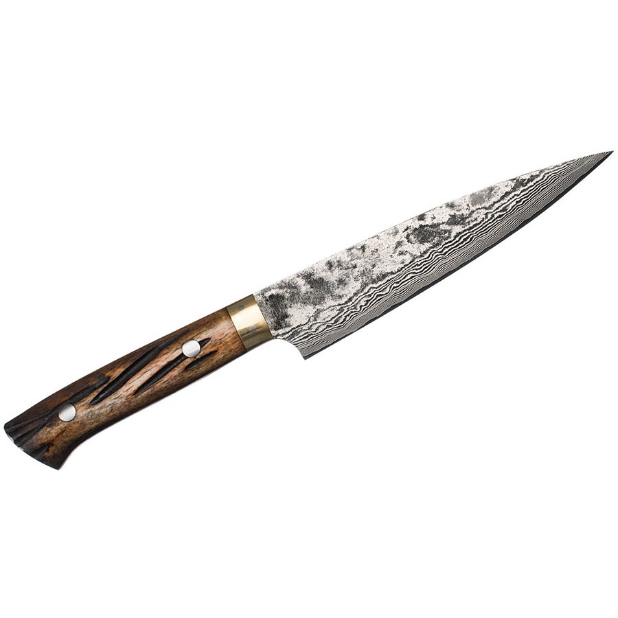 Takeshi Saji YBB Ręcznie kuty nóż uniwersalny 15cm VG-10 kod: HK-H-V10D-PE-150YBB