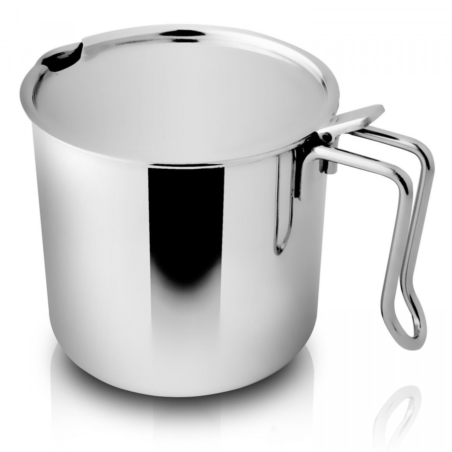 Kubek z przykrywką 7cm, stal nierdzewna kod: ID-VPIIC07 + Sprawdź na SuperWnetrze.pl