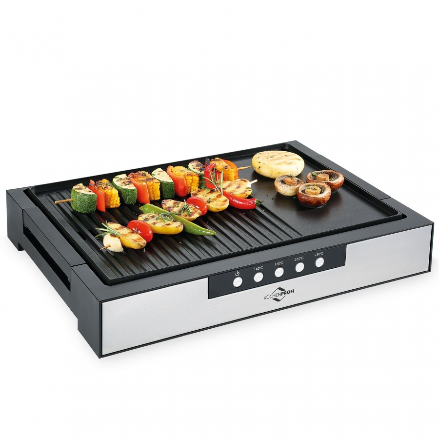 Grill stołowy, 42,5 x 30 cm kod: KU-1702502800 + Sprawdź na SuperWnetrze.pl