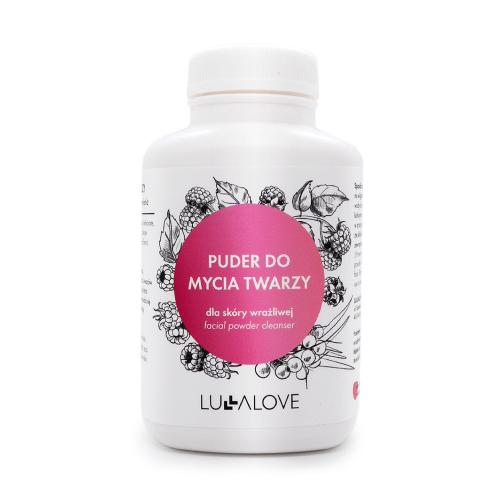 LULLALOVE Puder do mycia twarzy - malinowy, 75g - >>>  
