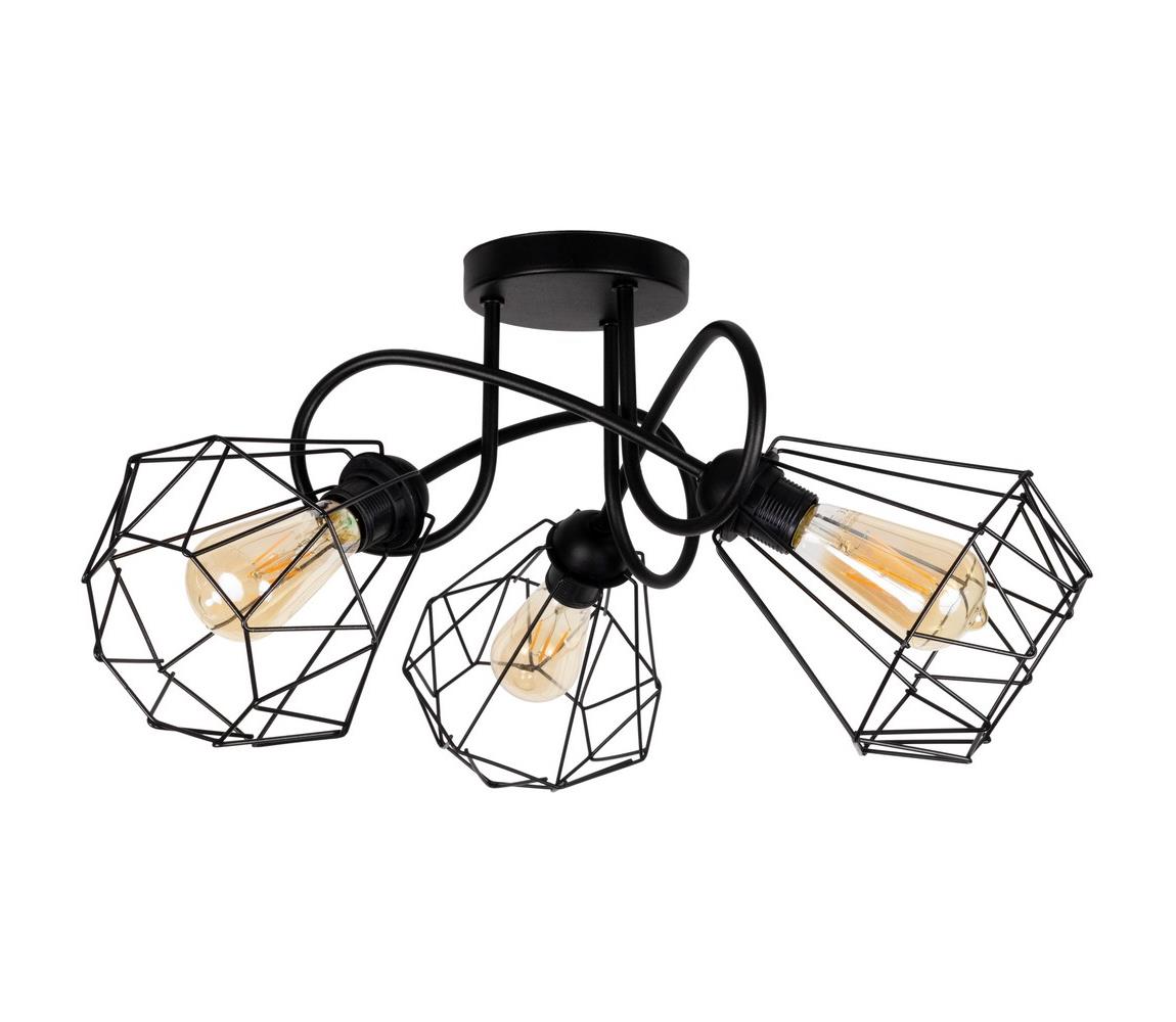 Żyrandol natynkowy DIAMENT 3xE27/60W/230V
