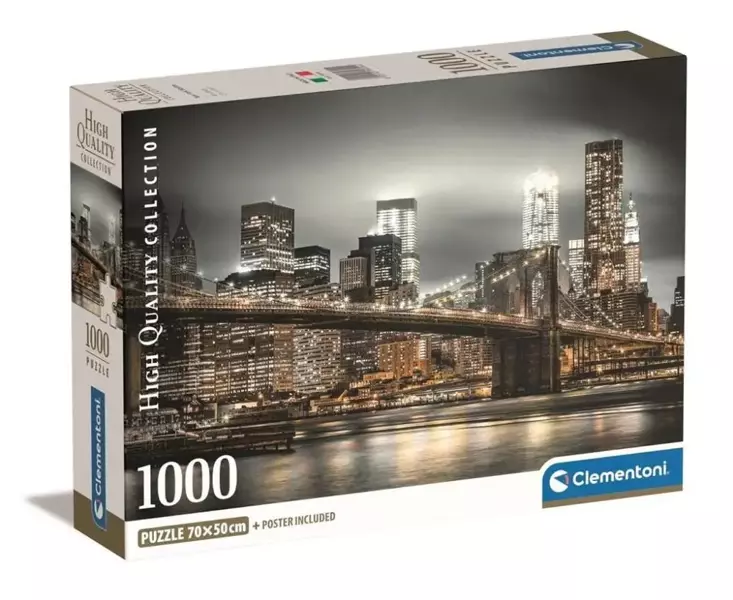 Puzzle 1000 Compact New York skyline - Clementoni