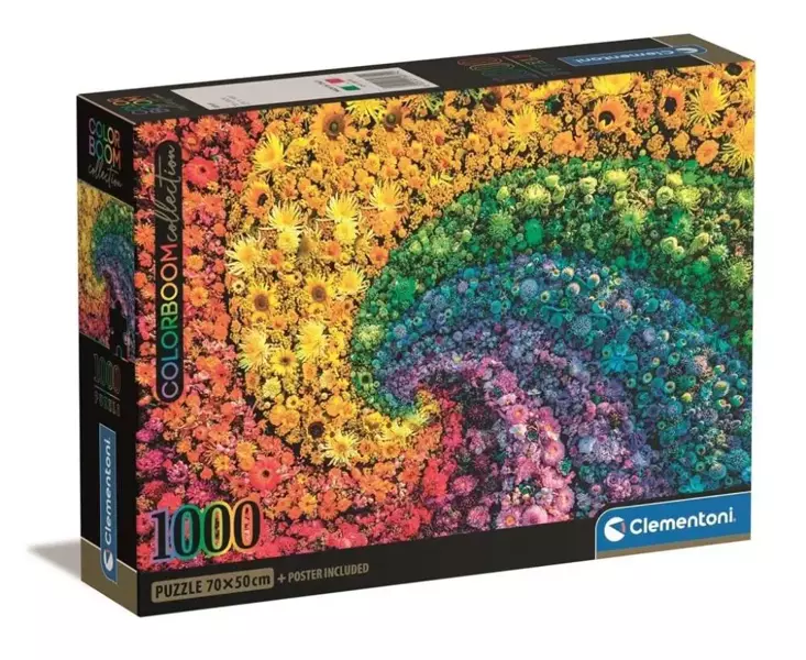 Puzzle 1000 Compact Colorboom Collection - Clementoni