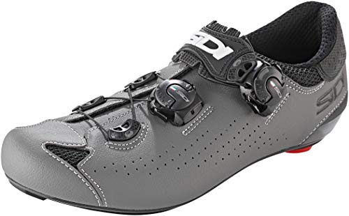 Sidi Genius 10 Buty Mężczyźni, czarny/szary EU 47 2022 Buty szosowe zatrzaskowe