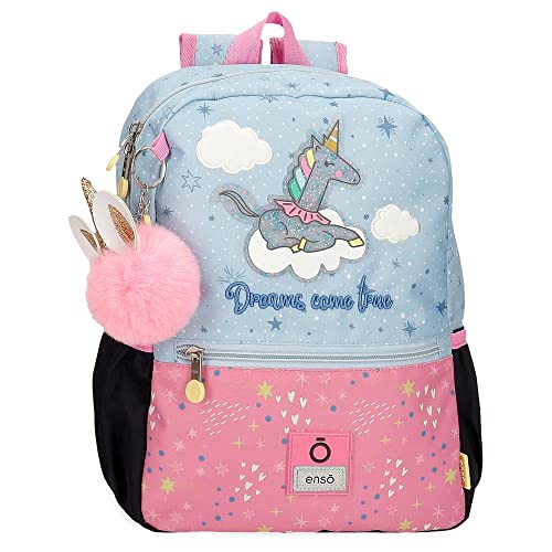 Enso Dreams Come True Bagaż- Torba kurierska Dziewczyny, Wielobarwny, Mochila Preescolar Adaptable a Carro, Plecak przedszkolny dostosowany do wózka