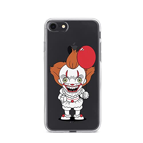 ERT GROUP etui na telefon Apple Iphone 7/8/ SE 2/ SE 3, case oryginalny i oficjalnie licencjonowany przez Horror, wzór It 006, optymalnie dopasowane, plecki z TPU częściowo przeźroczyste