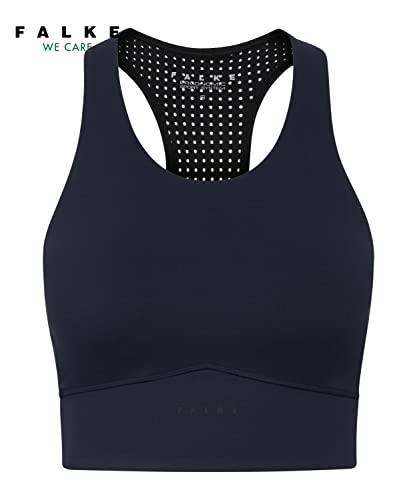 FALKE Damski biustonosz sportowy CORE Sports Bra Racer, materiał funkcyjny, 1 sztuka, niebieski (Space Blue 6116), L