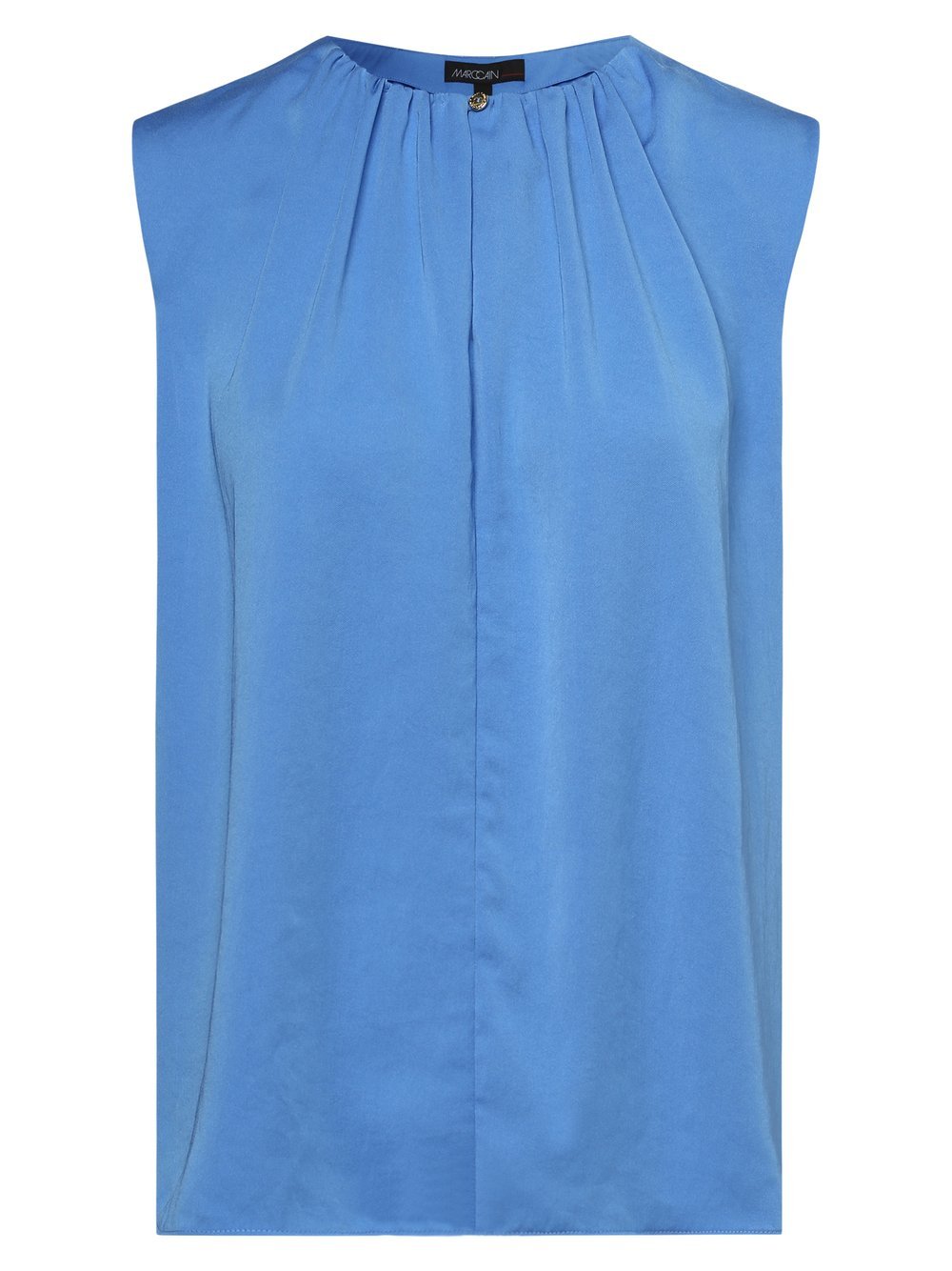 Marc Cain Collections - Damska bluzka bez rękawów, niebieski
