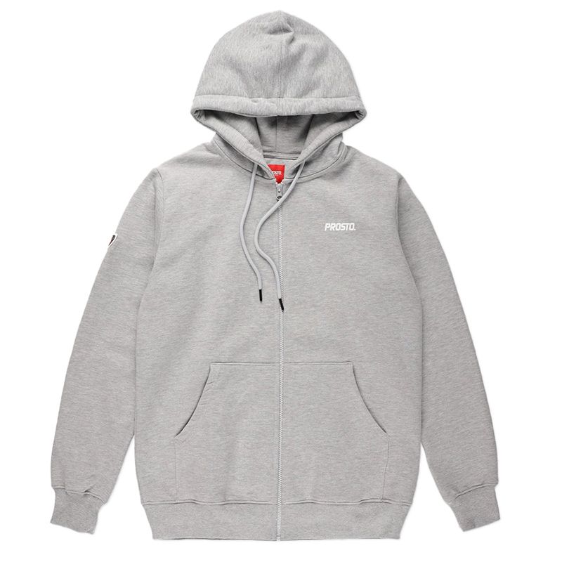 Bluza Prosto Hoodie Bazik KL221MSWE2012 - szara
