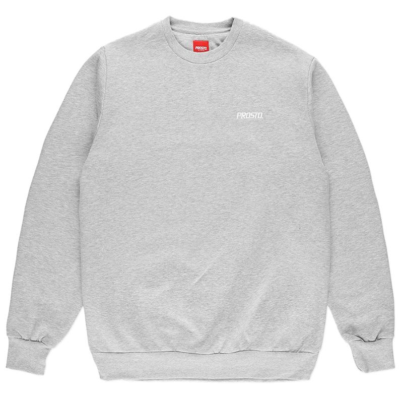Bluza Prosto Klasyk Crewneck Humb KL222MSWE1093 - szara