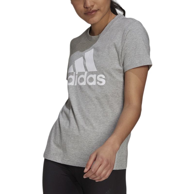 Koszulka adidas Loungewear Essentials Logo Tee H07808 - szara - Adidas