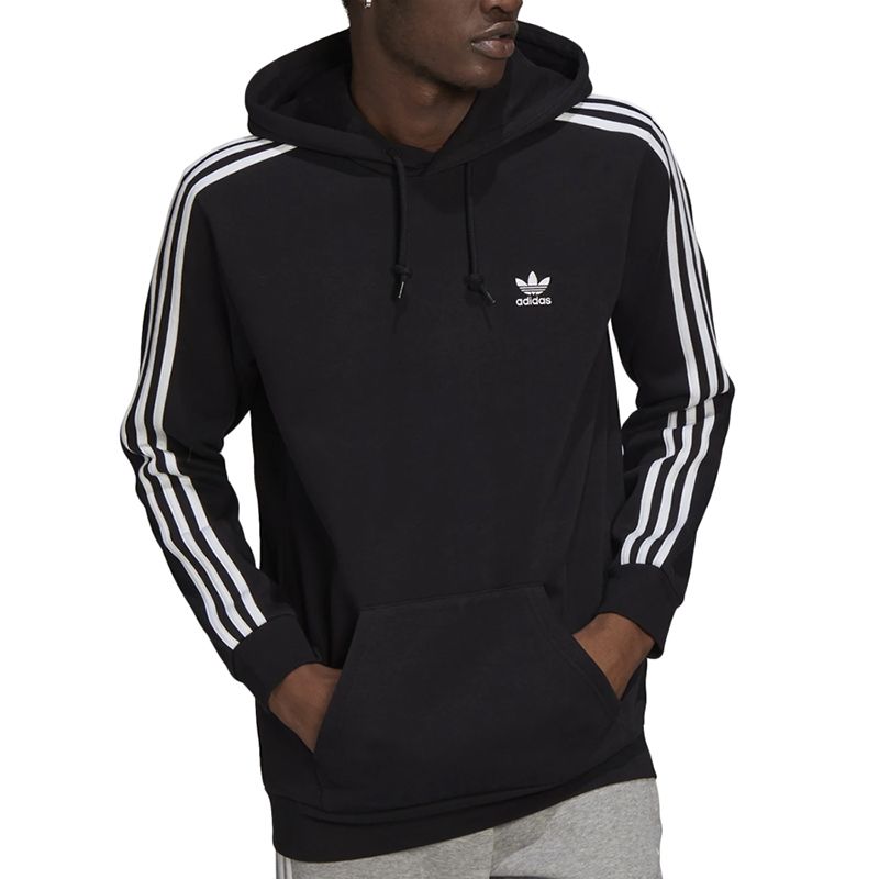 Bluza adidas Originals Adicolor Classics 3-Stripes Hoodie H06676  - czarna - Adidas