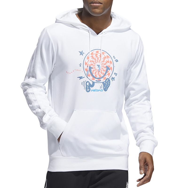 Bluza adidas Trae Hoodie  HG0724 - biała - Adidas