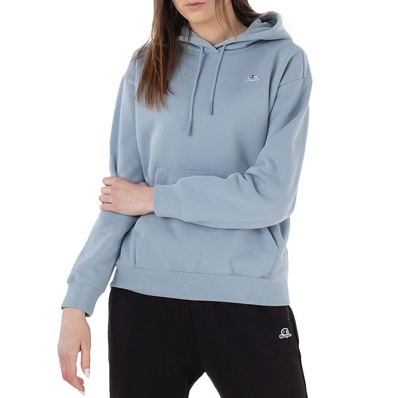 Bluza Champion C Embroidery Fleece Hoodie 115479-BS096 - niebieska