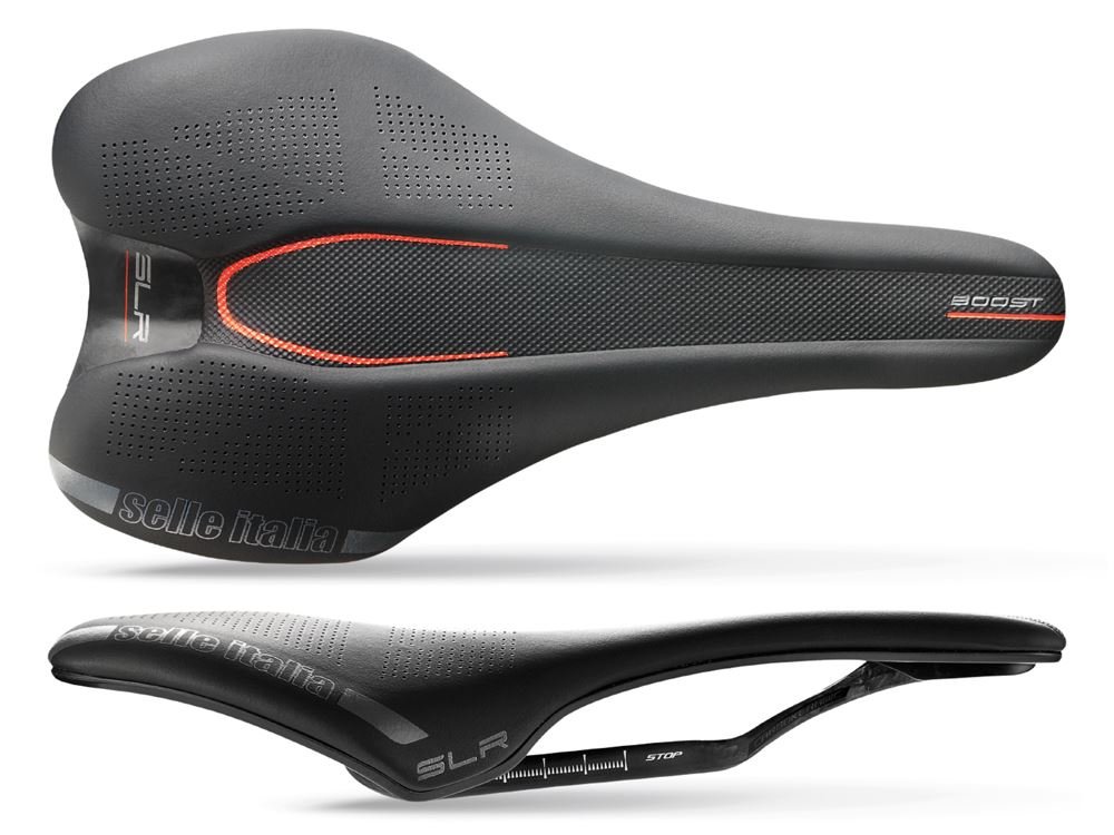 Selle Italia Italia SLR Boost Kit Carbon Siodełko, black L1 | 14,5cm 2021 Siodełka szosowe 308105002