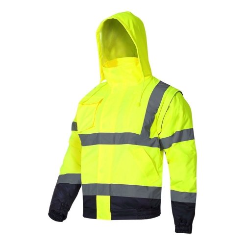 LAHTI PRO Kurtka ostrzegawcza zimowa 2w1 bezrękawnik z kapturem r XL L4092504 LPL4092504