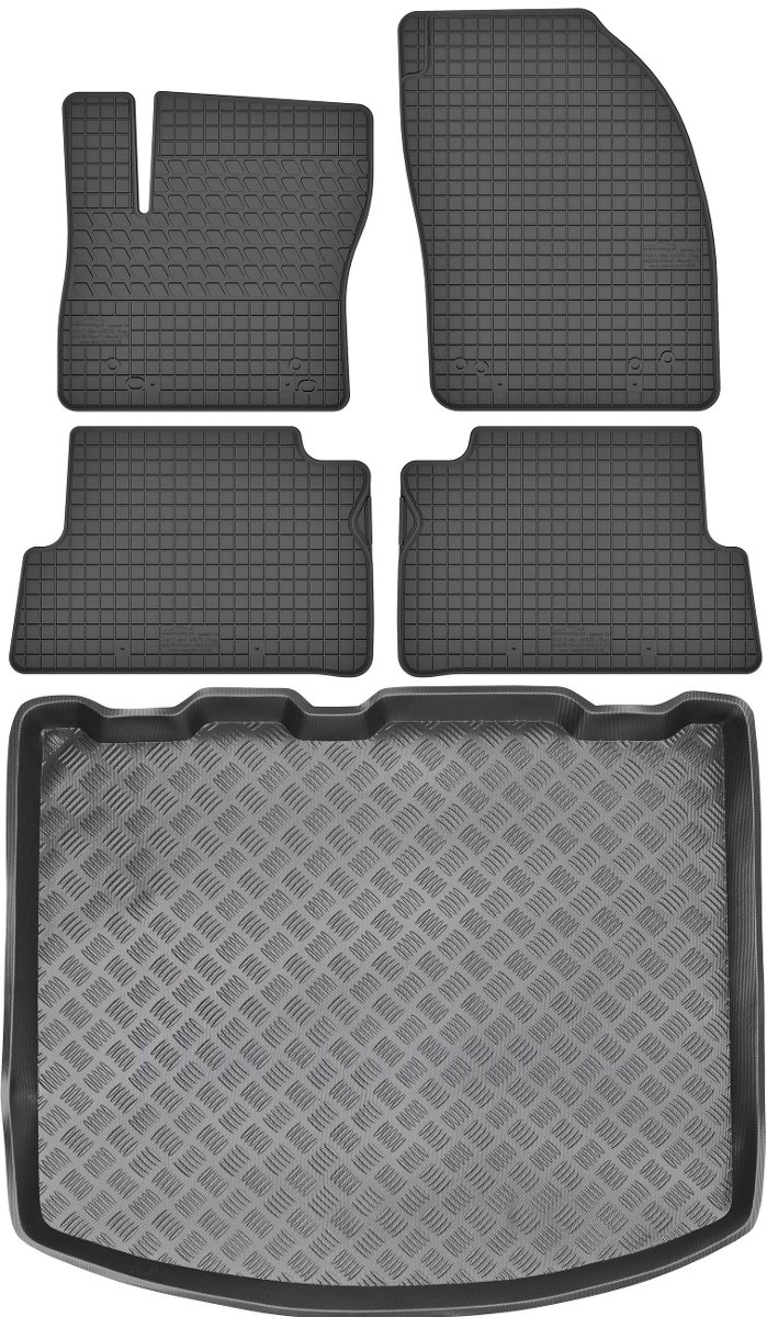 Ford Kuga II SUV od 2012-2019r. Bagażnik MIX-PLAST 17033 + Dywaniki MOTOHOBBY 170108