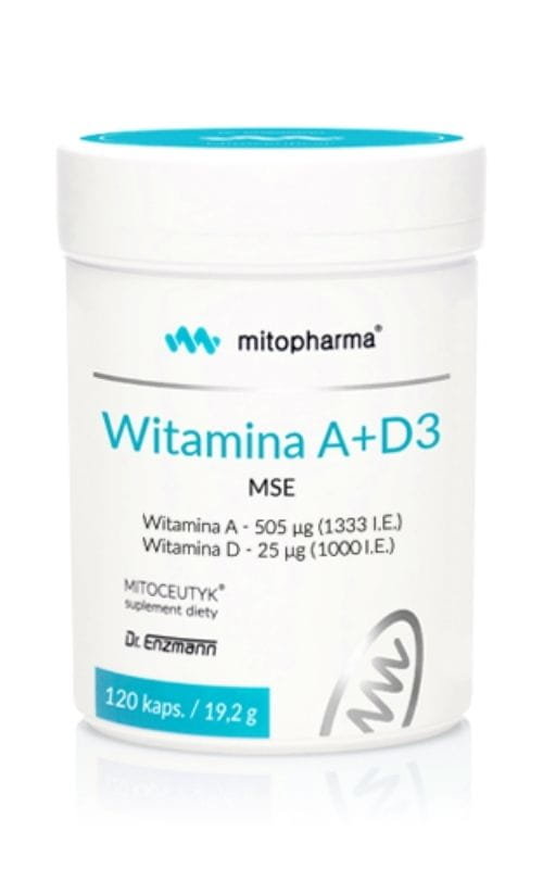 Dr. Enzmann MSE Witamina A + D3 (120 kaps.)