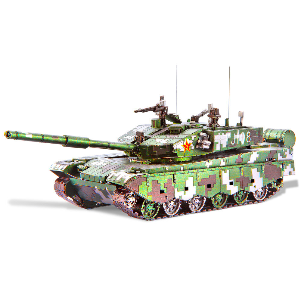 Piececool Puzzle Metalowe Model 3D - Gĺ‚Ăłwny Czoĺ‚G Bojowy 99A
