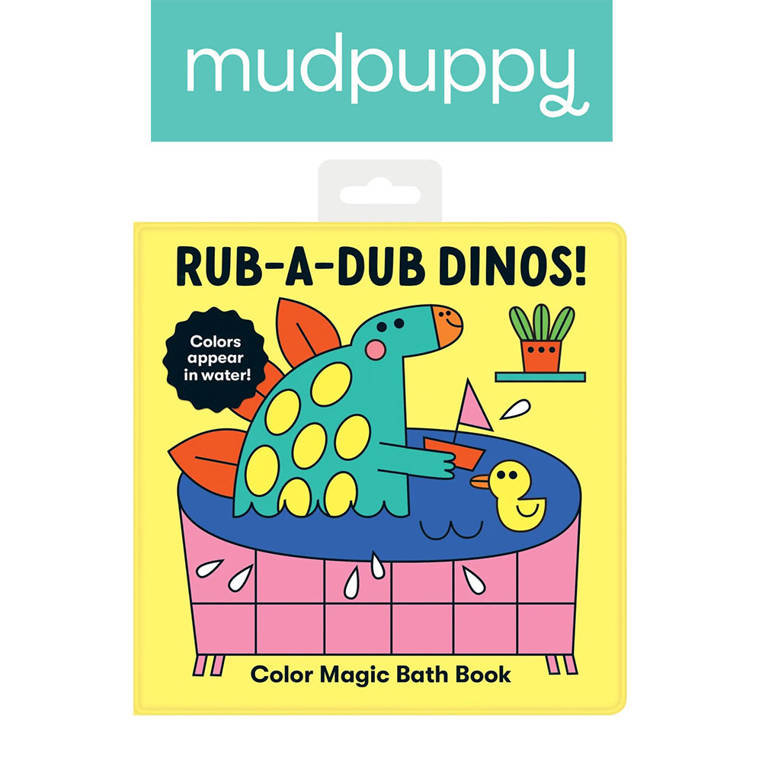 Mudpuppy, Magiczna książeczka do kąpieli Wesołe dinozaury