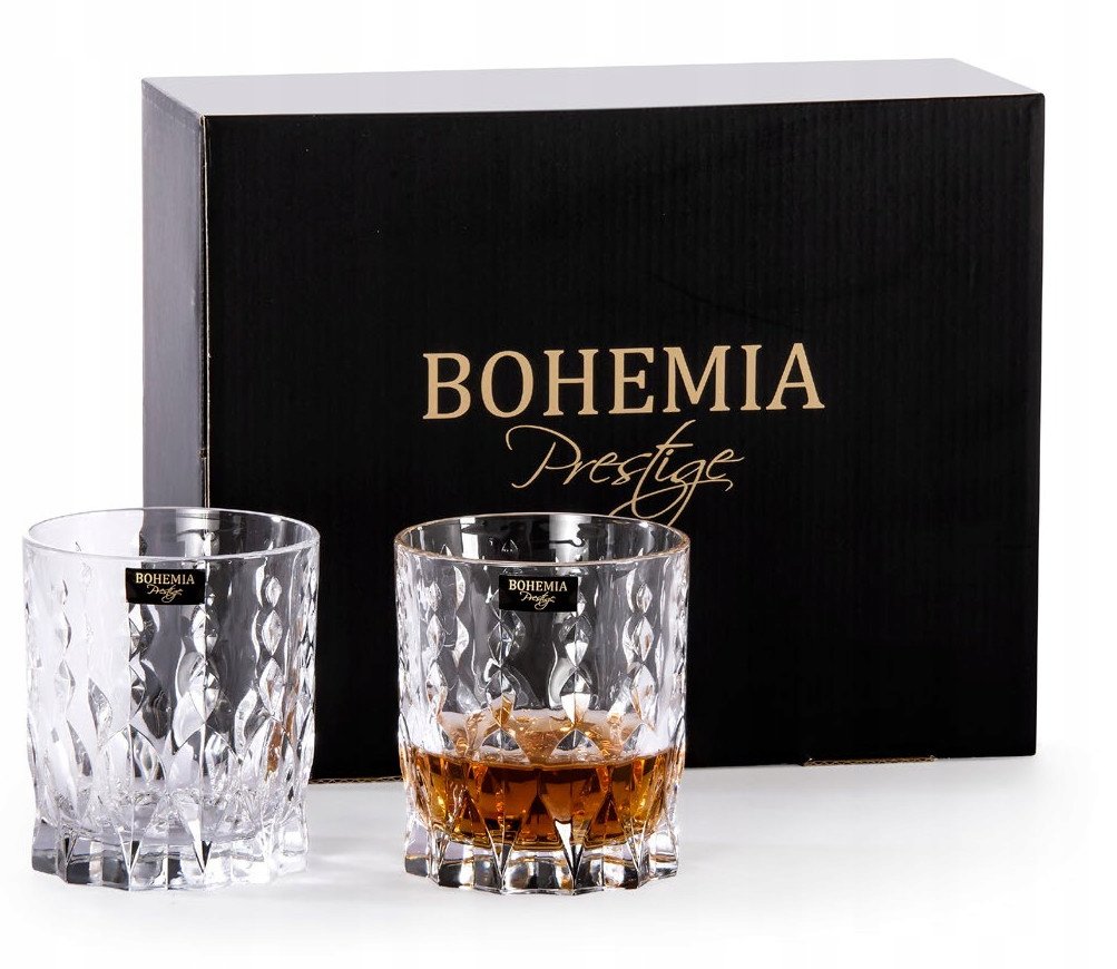 BOHEMIA CONTE SZKLANKI DO WHISKY 340ML KPL 6 SZT