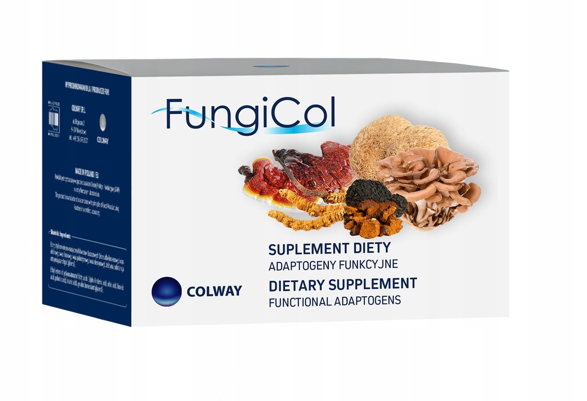 Colway, Fungicol Kordyceps Ganoderma Reishi, 60 Kaps.