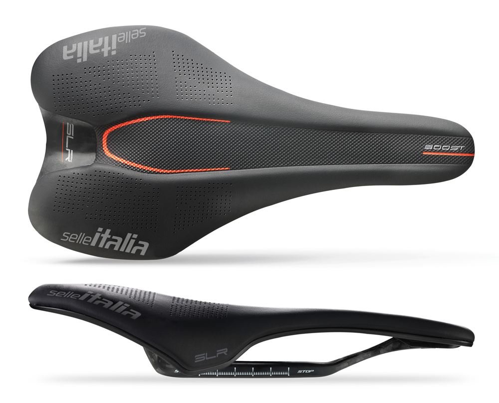 Selle Italia Italia SLR Boost Kit Carbon Saddle, czarny L1 | 14,5cm 2022 Siodełka szosowe