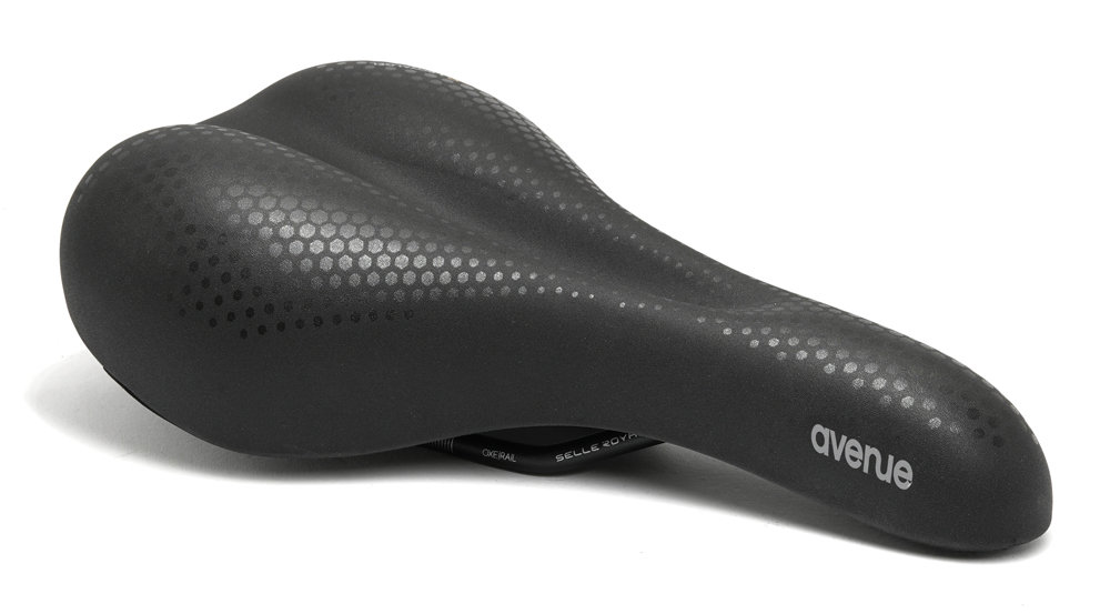 Siodło SELLEROYAL CLASSIC ATHLETIC 45st. AVENUE żelowe + elastomery unisex 450g (NEW 2023)
