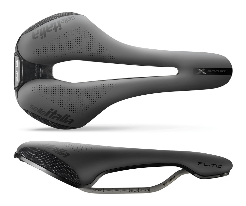 Selle Italia Italia Flite Boost X-Cross TI Superflow Saddle, black S3 | 135mm 2021 Siodełka MTB 308151002