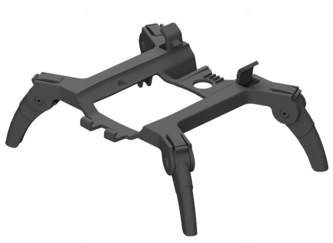 Składane Sanki Nóżki do Lądowania DJI Mavic Air 2 / 2S - Szare
