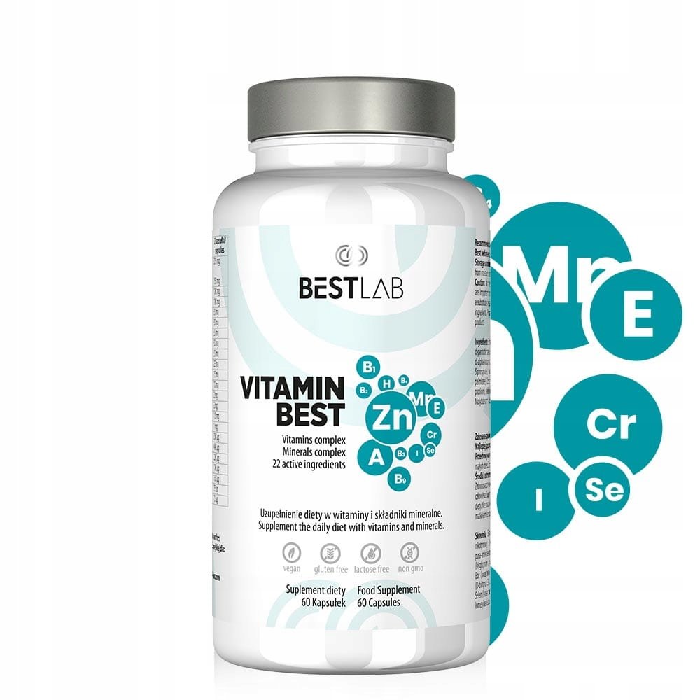 VitaMinBest BestLab komplex vitamin, 60 kaps.