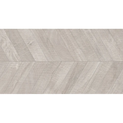 Ibero Chevron Artwood Grey 60x120 cm