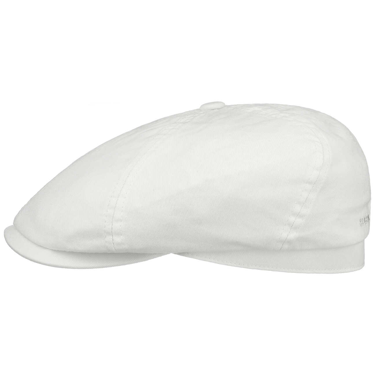 Kaszkiet Cotton Twill by Stetson, biały, S (54-55 cm)