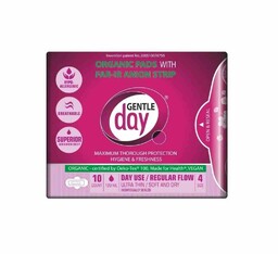 Gentle Day : podpaski higieniczne na dzień z paskiem anionowym - 10 szt.