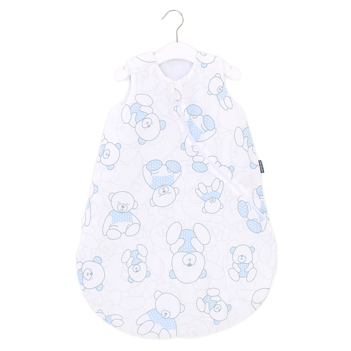 MAMO-TATO Śpiworek niemowlęcy do spania Baby XS PREMIUM - Misie niebieskie