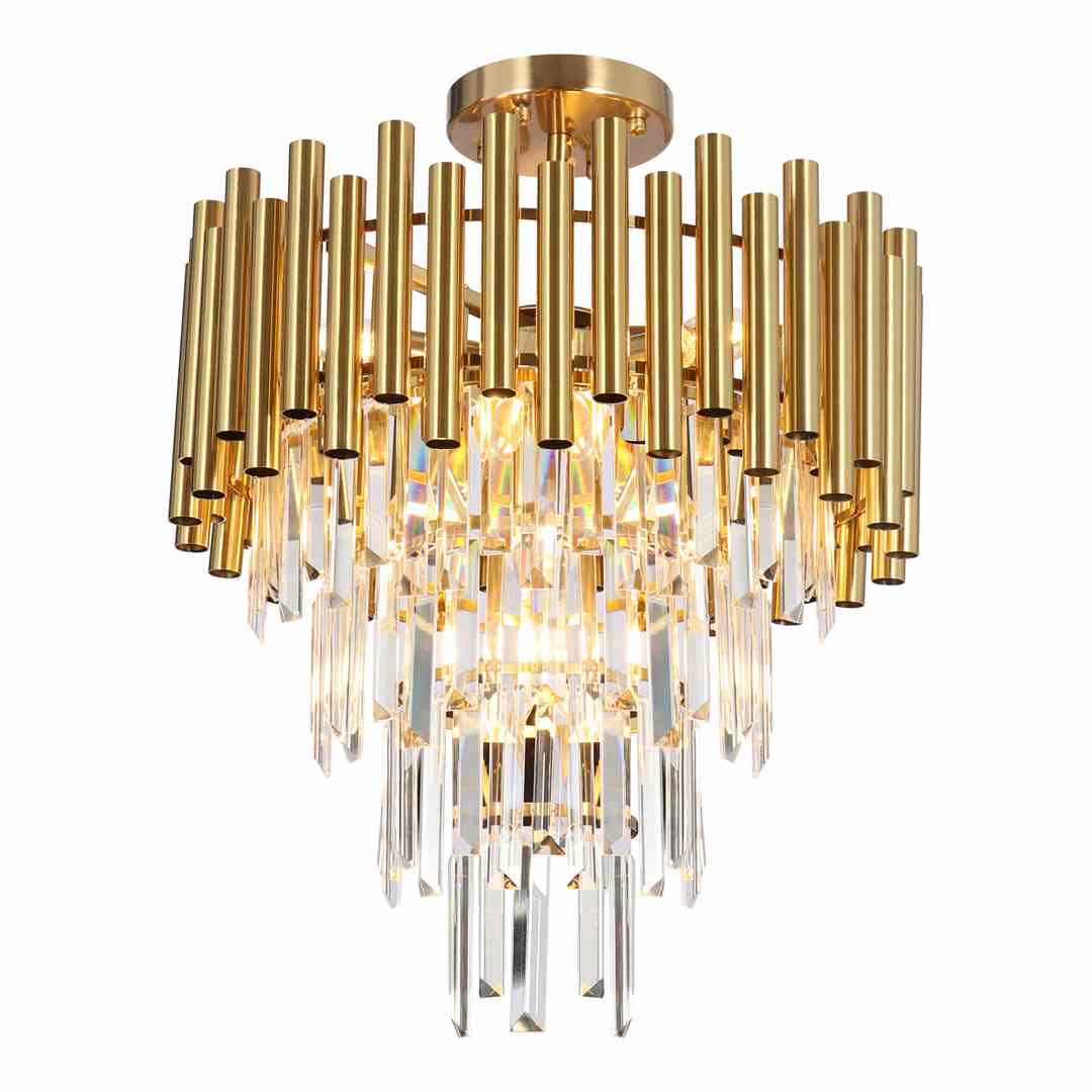 Lampa sufitowa MADISON GOLD 9xE14 ML8806 - Milagro