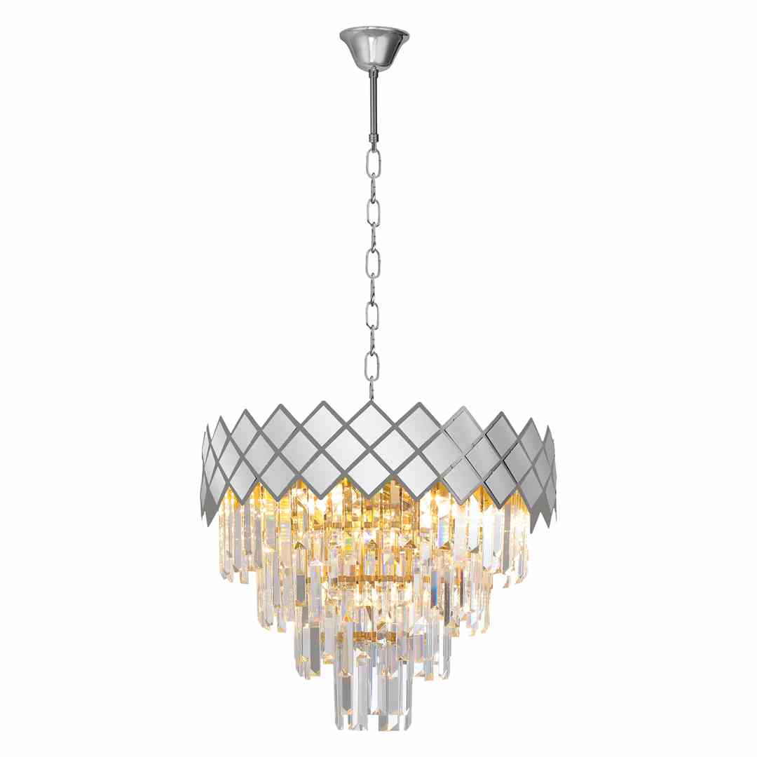 Żyrandol CARISMA CHROME 9xE14 ML8889 - Milagro