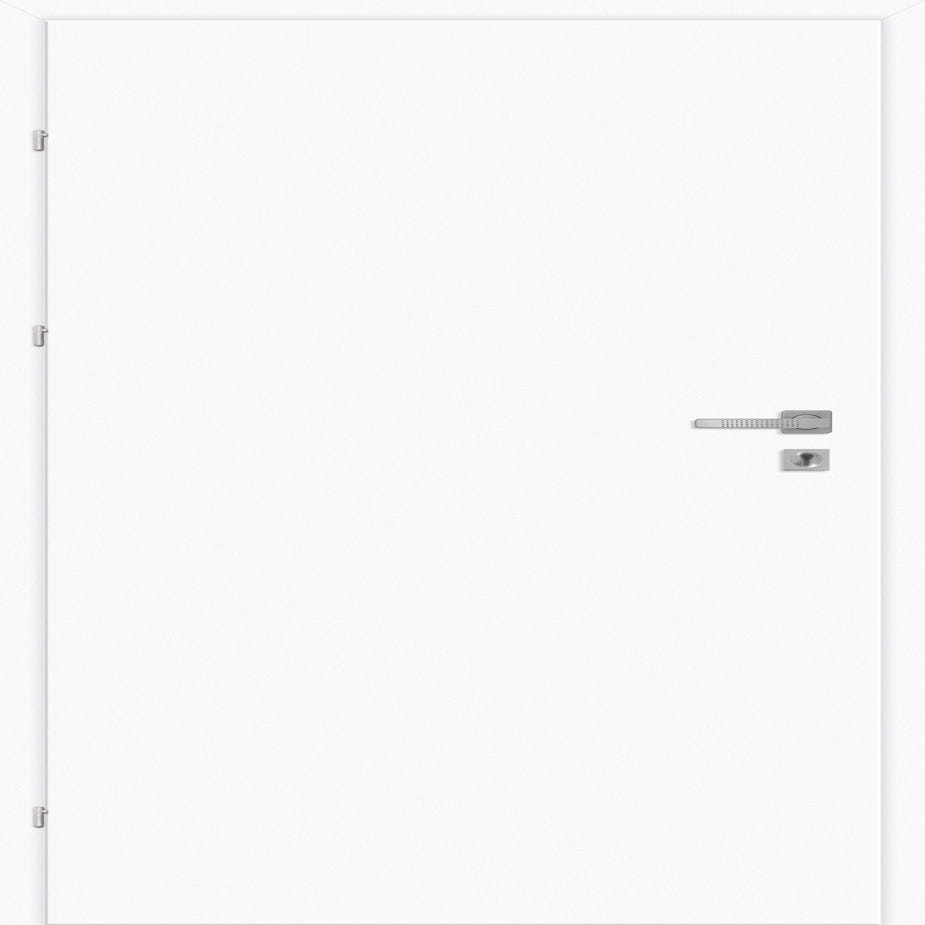 Drzwi wewnętrzne pełne Akustyczne 32db Białe UNI 80 lewe Classen 5903442909236