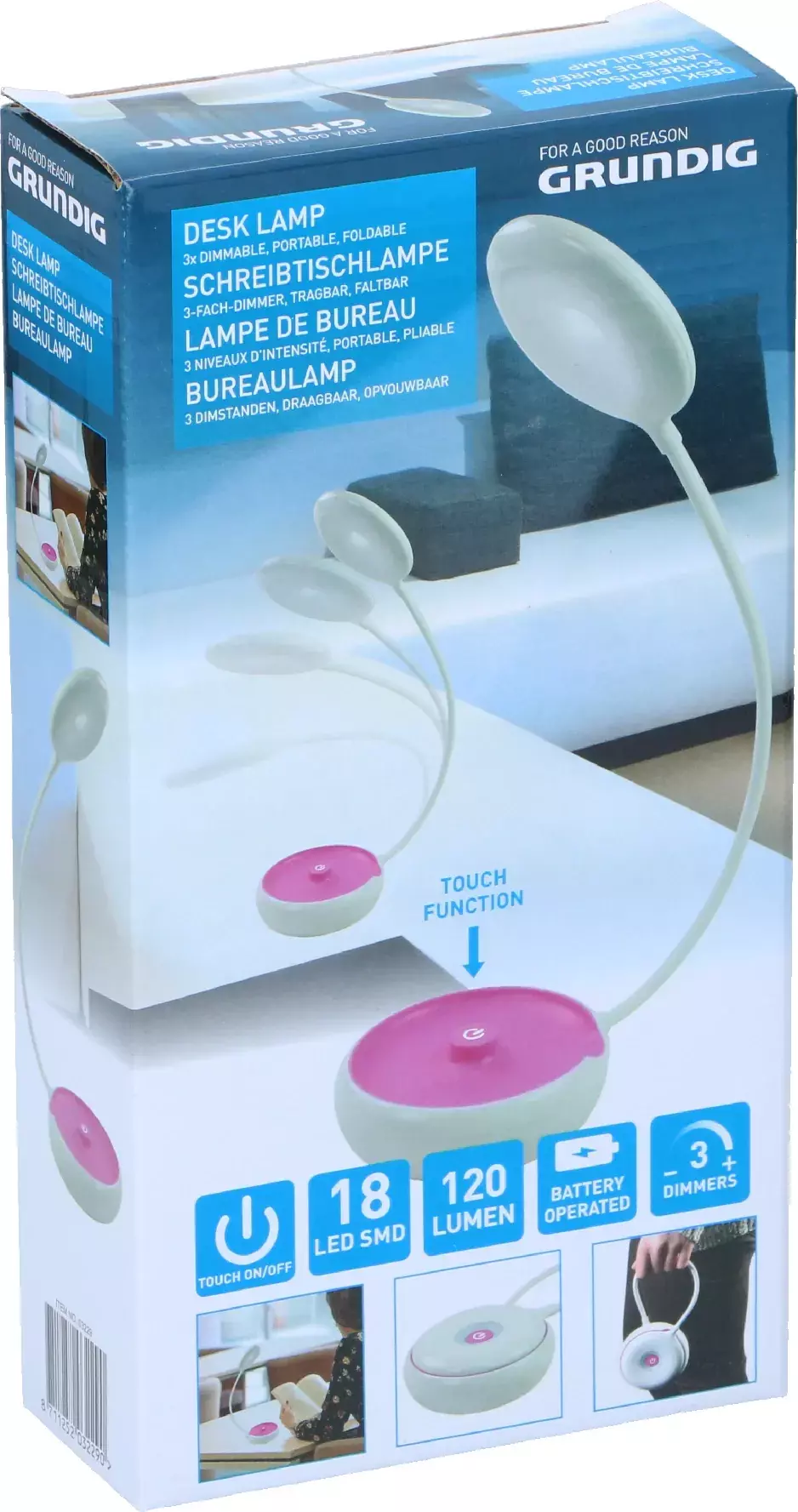 Lampka do czytania LED składana GRUNDIG