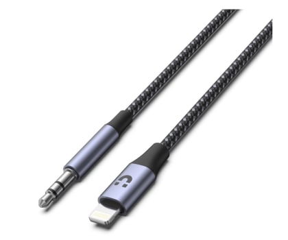Unitek Kabel Lightning - mini Jack 3.5mm 1m