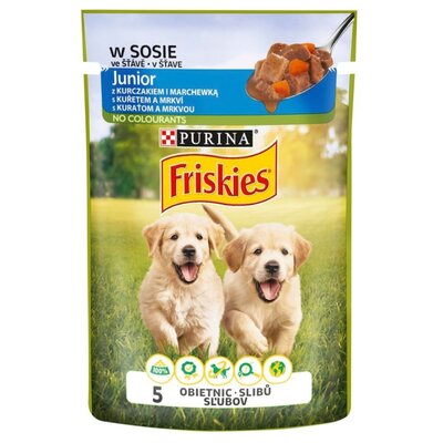 Friskies Junior Kurczak i marchew 100 g