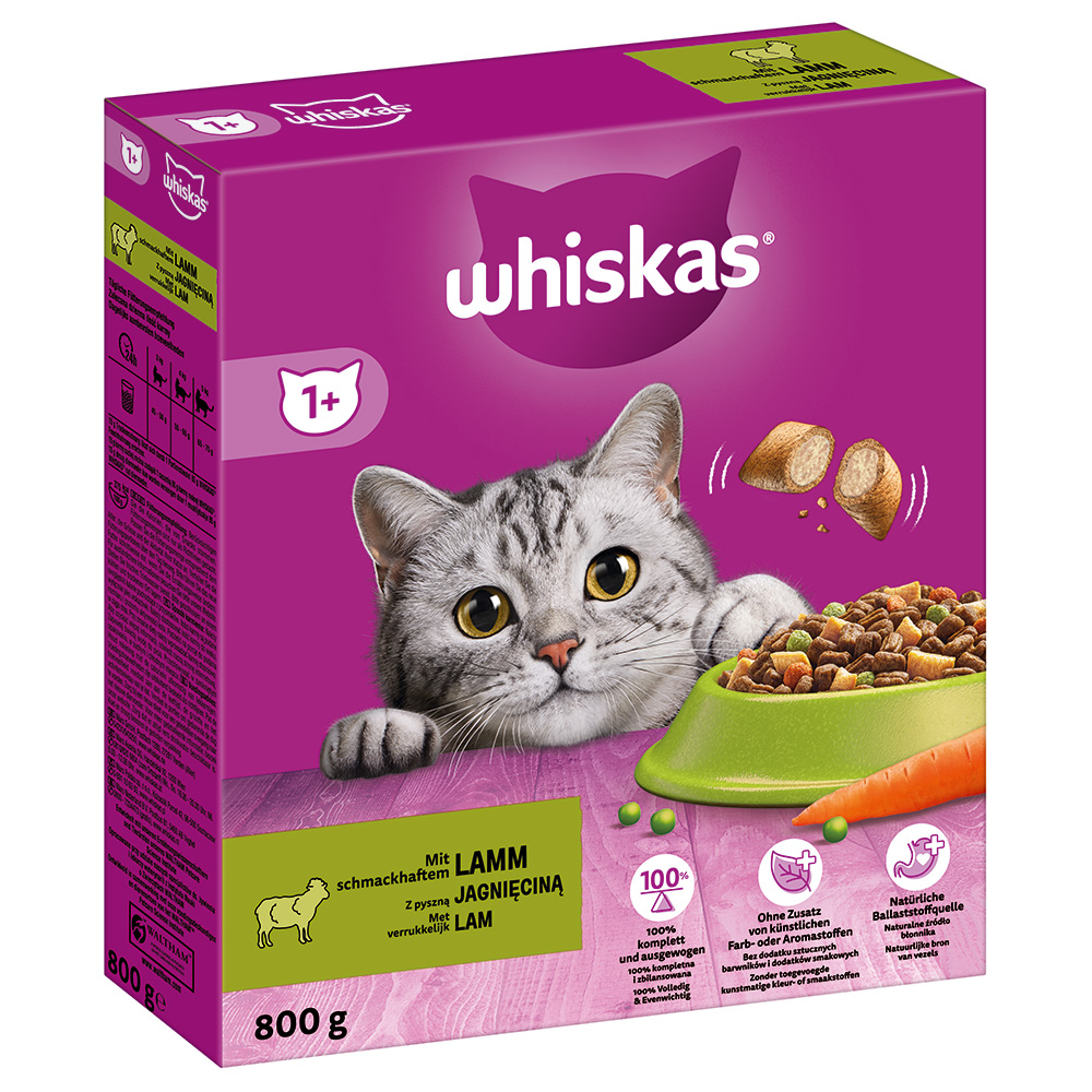 Whiskas 1+ z jagnięciną - 800 g