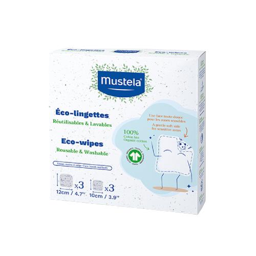 MUSTELA Eco Chusteczki do wielokrotnego użytku, 6szt. - >>> WYSYŁKA w 24h 