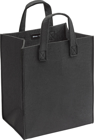 Torba Meno 35 x 30 x 20 cm czarna filcowa