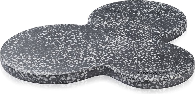 Taca dekoracyjna Humdakin Milan Terrazzo czarna