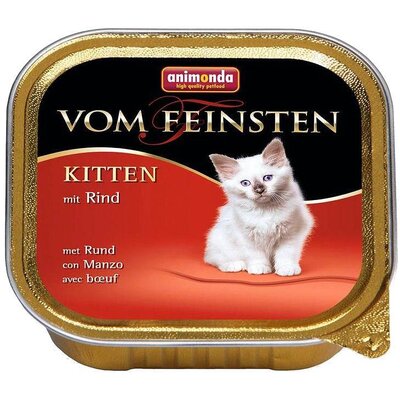 Animonda Vom Feinsten Kitten smak wołowina 32x100g